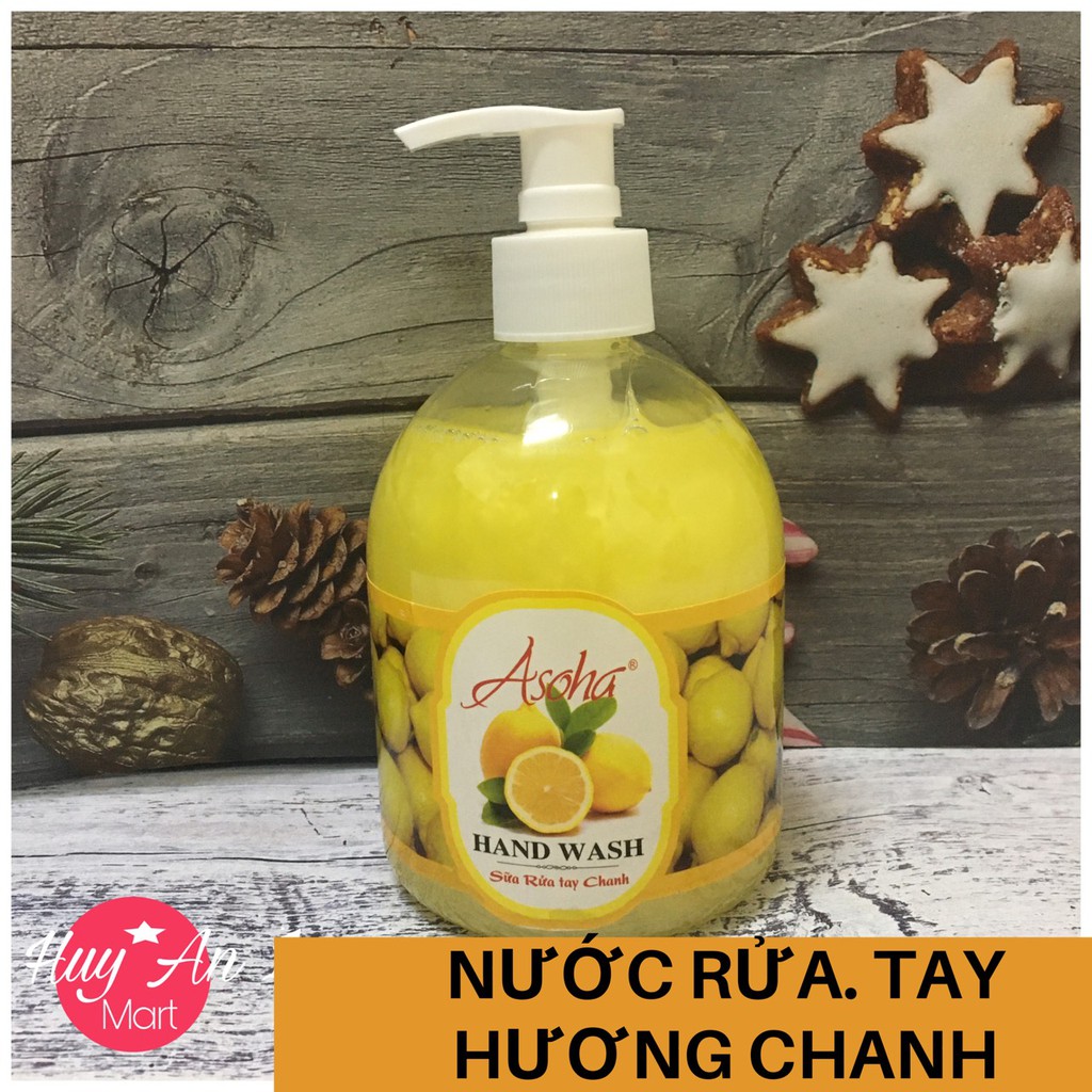 Nước rửa tay CAO CẤP Ashoha 500ml các vị HÀNG VIỆT