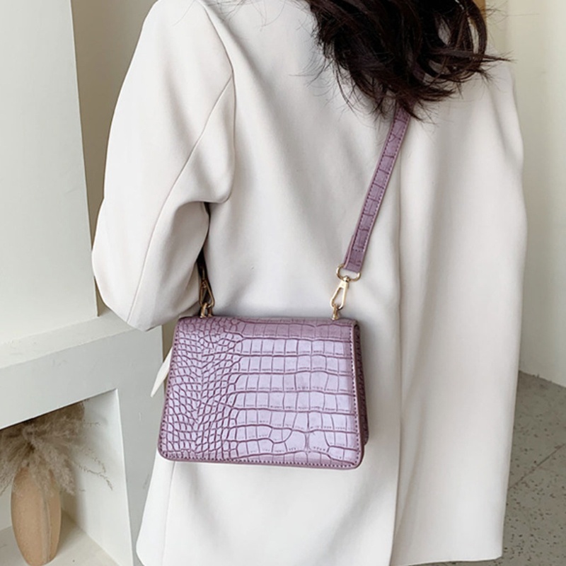 Túi Đeo Chéo Da PU Hình Vuông Nhỏ Thời Trang Dành Cho Nữ