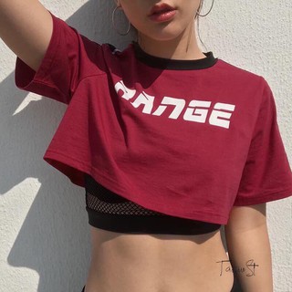 Set áo croptop Range (Kèm áo lưới)