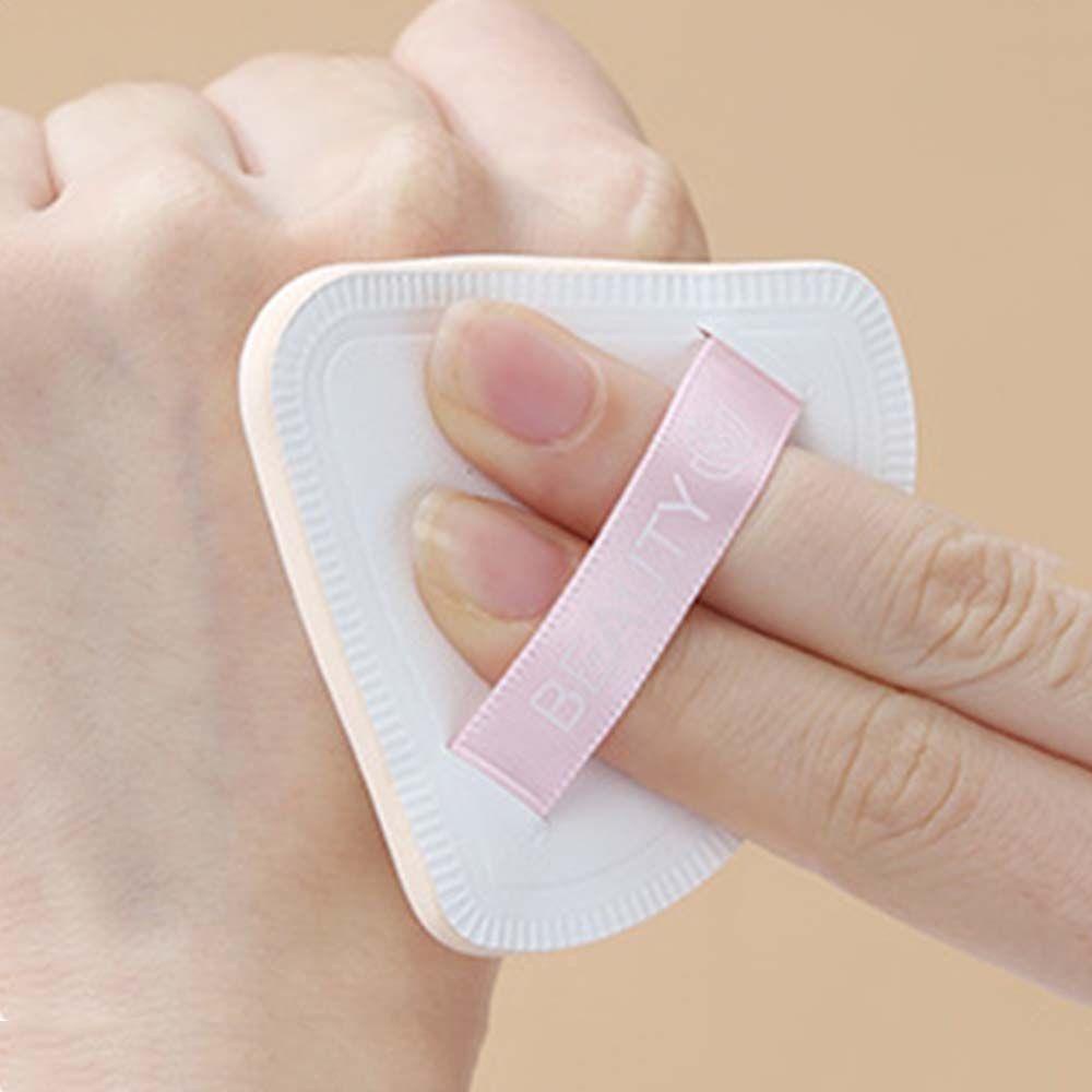 QQMALL Bộ 2 Miếng Mút Trang Điểm Bằng Cotton Màu Kẹo Dễ Thương Dùng Được Cho Kem Nền Ướt Và Khô