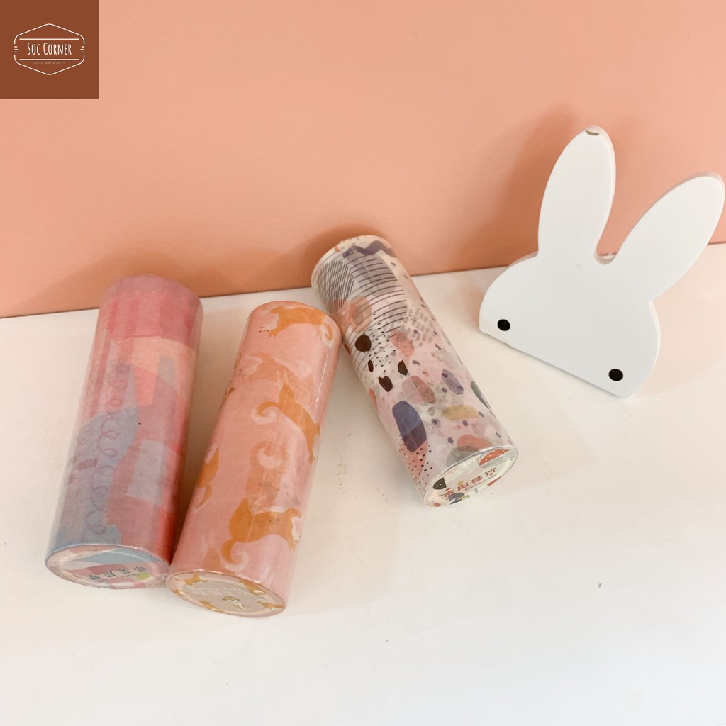 1 CUỘN WASHI TAPE TRANG TRÍ THEO CHỦ ĐỀ