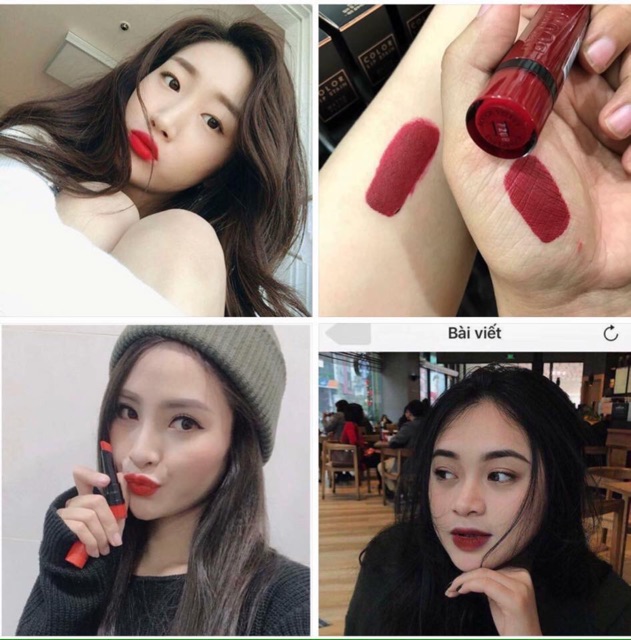 Son lì dạng thỏi Bourjois Rouge Velvet The Lipstick