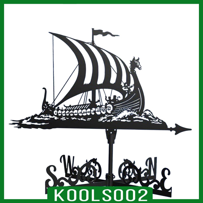 [Koolsoo2] Vane Thời Tiết Bằng Kim Loại Trang Trí Mái Nhà Xe Hơi