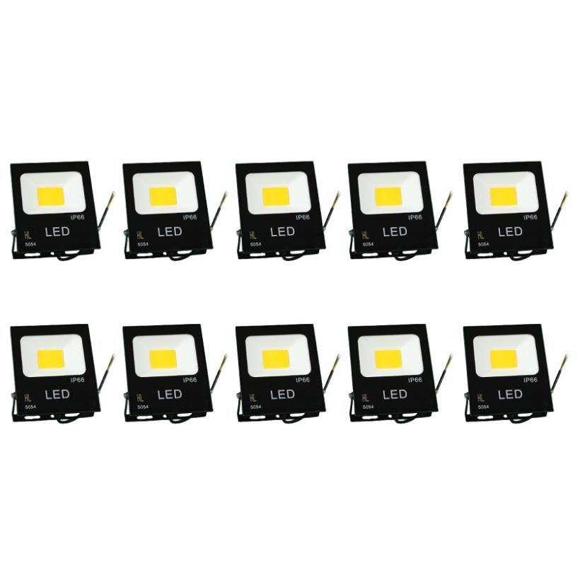 Combo 3 Đèn Led pha HL 20w đủ công suất, đèn sân vườn, đèn pha led giá rẻ