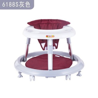 Xe tập đi tròn nhiều nấc điều chỉnh cao cấp BLB Baby 6188 có lót chân và phanh chân