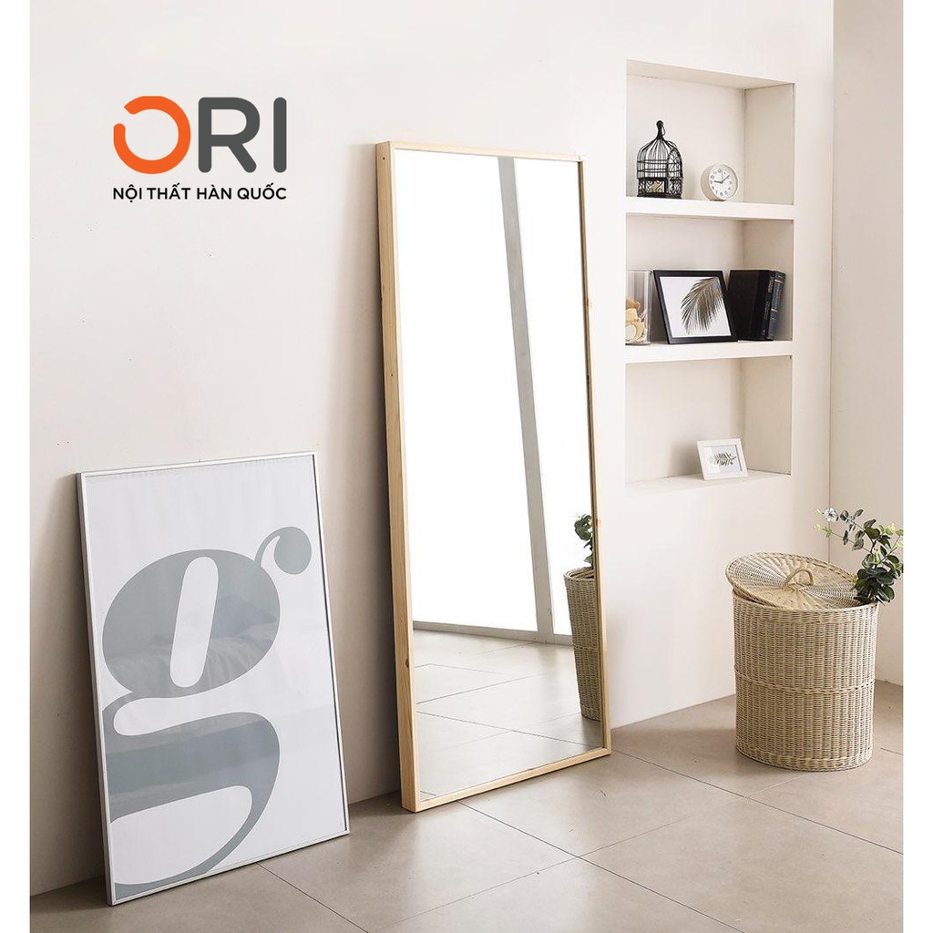 [ONLY HCM] Gương Soi Toàn Thân Hàn Quốc Khung Gỗ Size 60 - STANDING MIRROR - ORI NỘI THẤT HÀN QUỐC