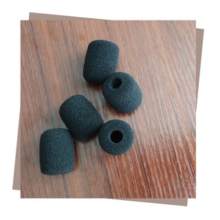 Set 5 Mút Xốp Bọc Đầu Micro Màu Đen Chắn Gió