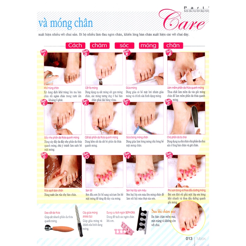 Sách Trang Điểm Móng Theo Mùa - Kiểu Móng 12 Chòm Sao