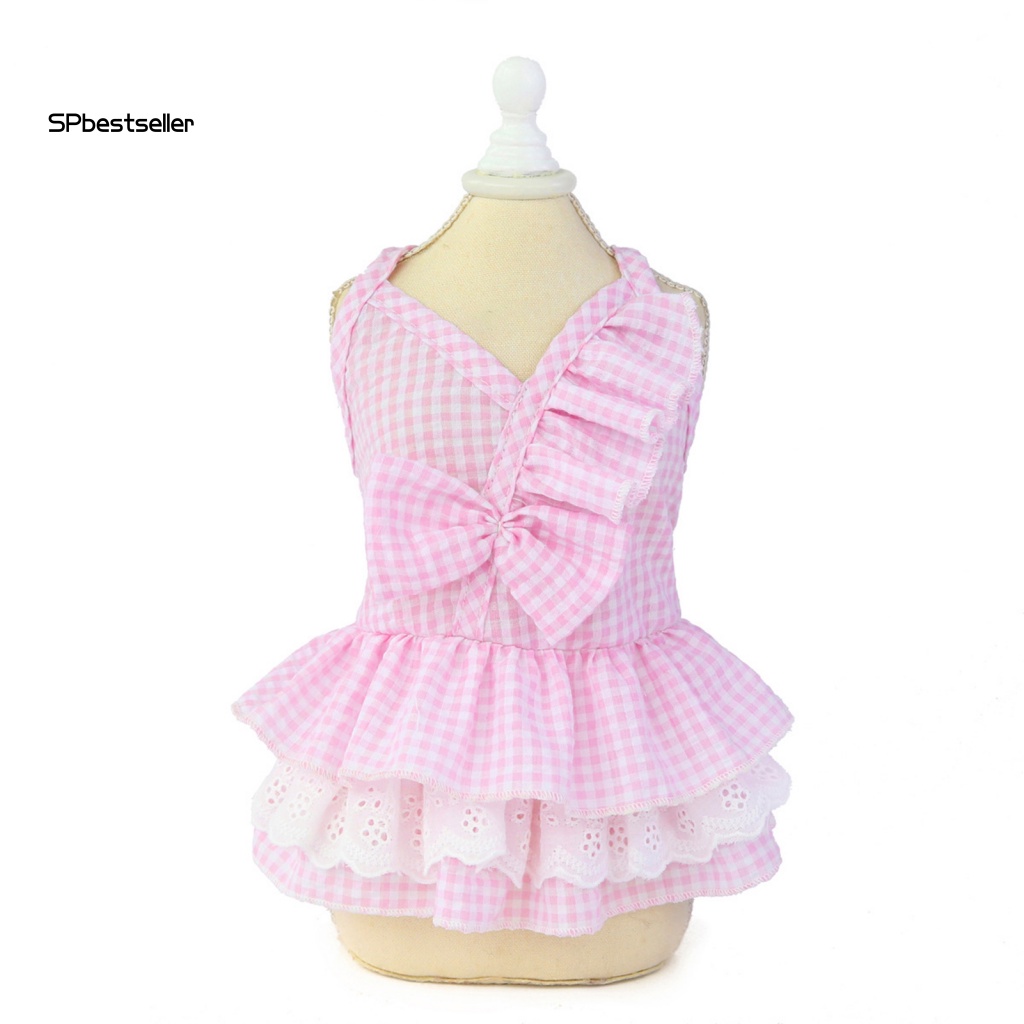 Đầm Tutu Siêu Mềm Đính Nơ Đáng Yêu Cho Thú Cưng