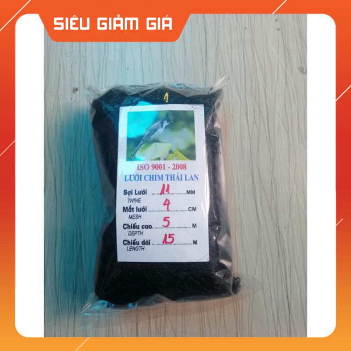 [Combo] [Combo] [Xả Kho] Lưới bẫy chim chào mào, họa mi, chòe Cao 5m, độ dài tùy chọn, Lưới Chim Thái Lan [Giá rẻ] [Giá