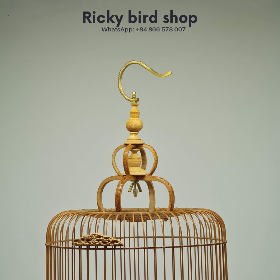 Lồng chim Canary và Finch - Thiết kế cây tre - Kích thước 10 inches (26cm)