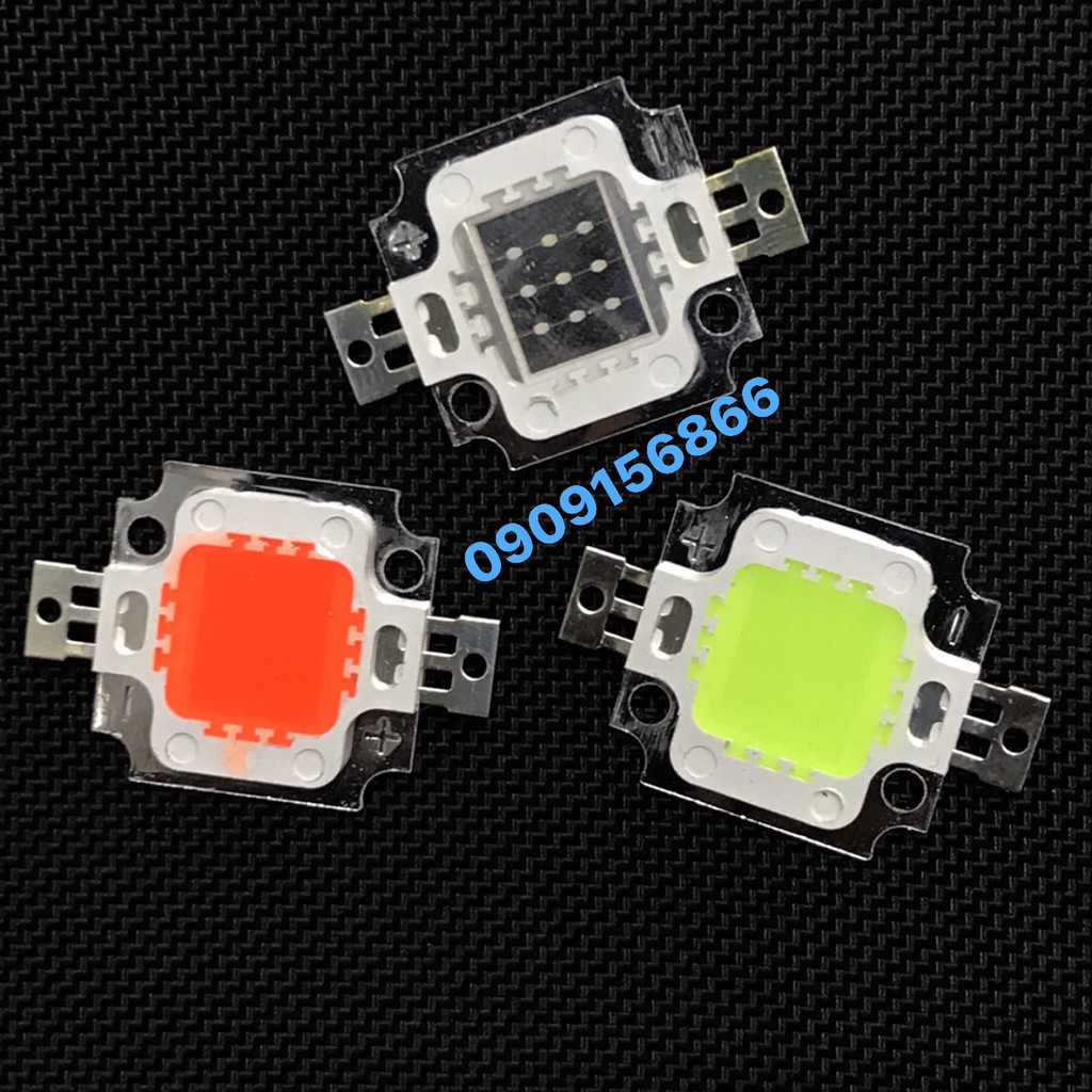 Mắt led 12v 10w đỏ , xanh lá , xanh dương | BigBuy360 - bigbuy360.vn