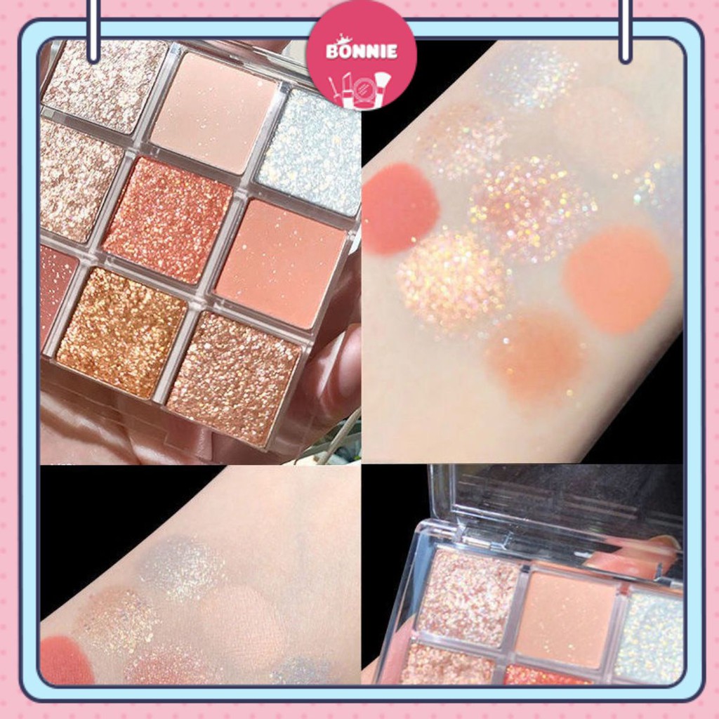 Phấn Mắt🍑FREESHIP🍑Phấn trang điểm cho mắt Nhũ 9 Ô Vuông Dikalu Baby BB1 | BigBuy360 - bigbuy360.vn