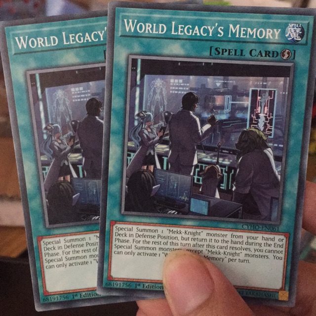 [Thẻ bài yugioh] World Legacy’s Memory - CYHO-EN061