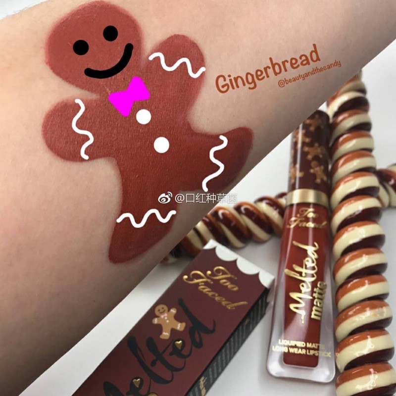 Son kem lì Too Faced (phiên bản giáng sinh) and màu #Pumpkinspice