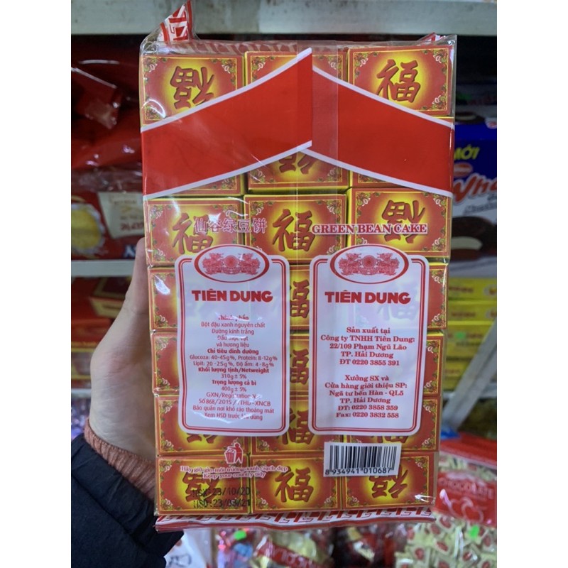 Bánh đậu xanh tiên dung - gói 42 hộp nhỏ
