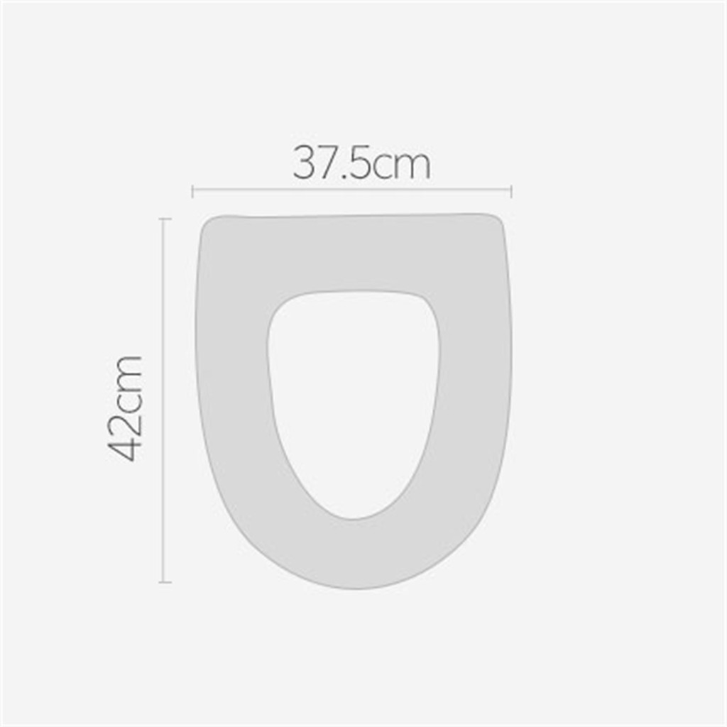 Đệm Lót Bệ Ngồi Toilet JUJIAJIA Bằng Vải Bông Mềm Mịn Không Thấm Nước