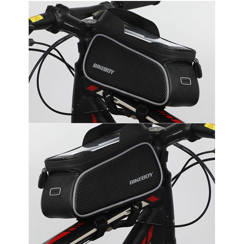 Túi Treo Sườn Xe Đạp Có Ngăn Đựng Điện Thoại Chống Nước BikeBoy - Túi Treo Xe Đạp Thể Thao Dã Ngoại Leo Núi