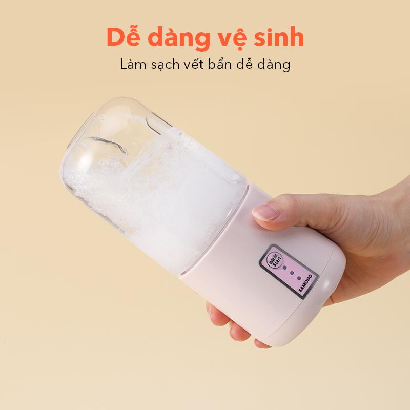 [Mã ELHA22 giảm 5% đơn 300K] Máy xay sinh tố mini cầm tay SAMONO SW-Y7 phong cách Nhật Bản - Bảo hành chính hãng