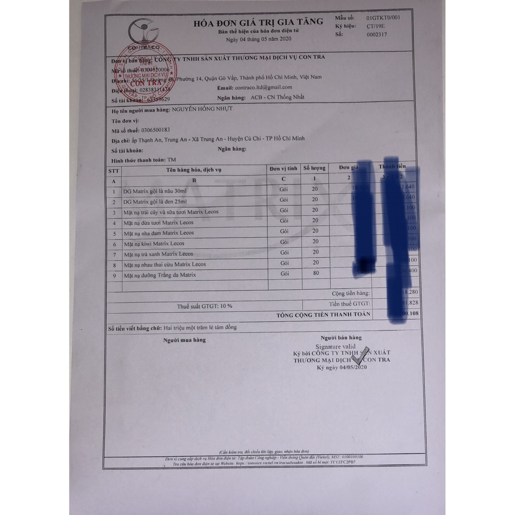 Mặt Nạ Nha Đam Matrix 30g
