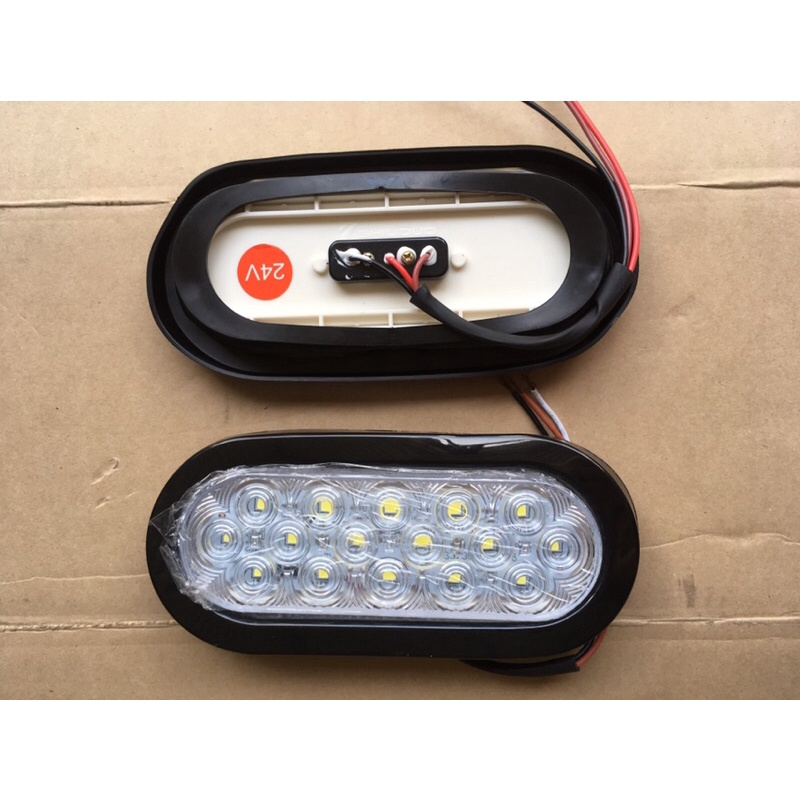 Đèn Led oval gắn cảng sau xe tải SD-2019, điện áp 12v-24v