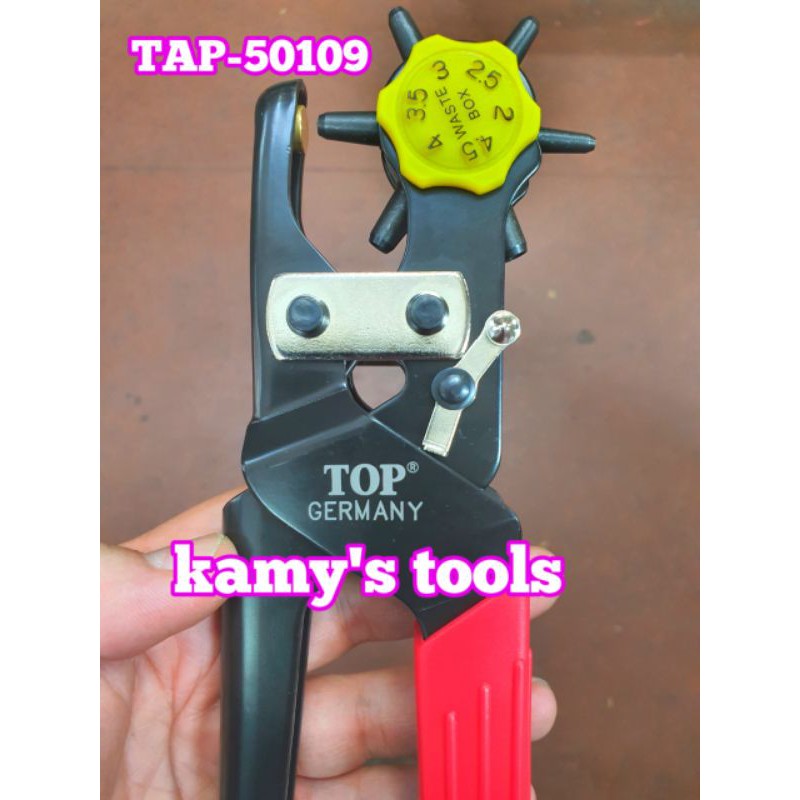 KÌM BẤM LỖ DÂY NỊT TOP TAP-50109 (KÌM BẤM LỖ THẮT LƯNG, KỀM BẤM LỖ DÂY NỊT)