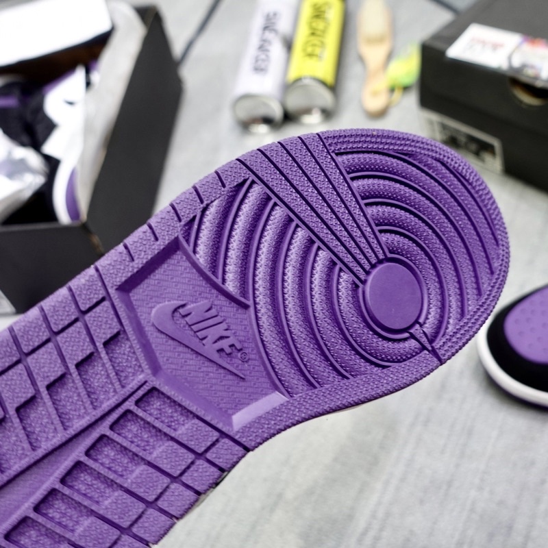 Giày Jordan1 Low Court Purple / JD1 cổ thấp tím - Chuẩn Best - Vnstoresneaker