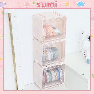 Hộp lưu trữ mini H4 để bàn đựng washitape, dồ dùng nhỏ gọn Sumi