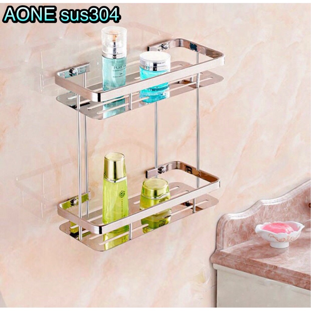 kệ thẳng 2 tầng inox 304 (Mã :KT-03)