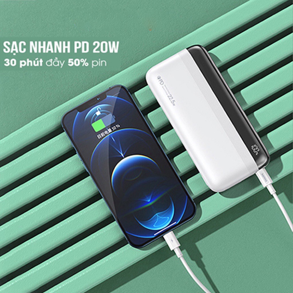 Pin Sạc Dự Phòng Remax RPP-180 20000Mah (Sạc Nhanh QC3.0 18W, 22.5W, PD 20W, VOOC 2.0)