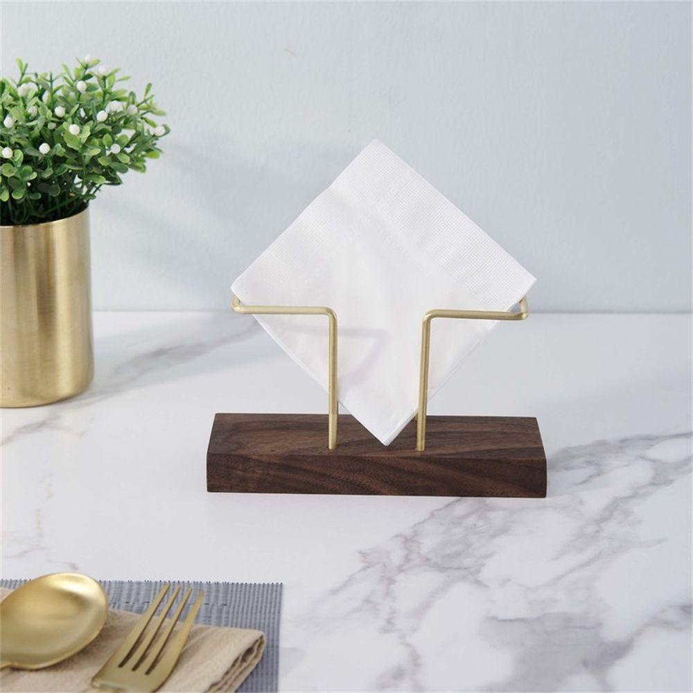 Giá Đỡ Khăn Giấy / Tăm Xỉa Răng Bằng Gỗ Tiện Dụng Cho Nhà Hàng
