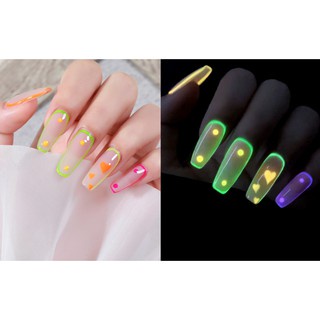 Sơn gel AS sơn móng tay gel sơn nail dùng máy hơ gel tone màu dạ quang phát sáng NAIL SUZY mã YT 15ml