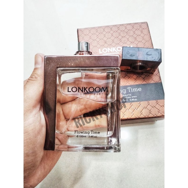 Nước Hoa Nam Chính Hãng LONKOOM FLOWING TIME 100ML Mùi Hương Nam Tính Thơm Nam Lôi Cuốn Mạnh Mẽ
