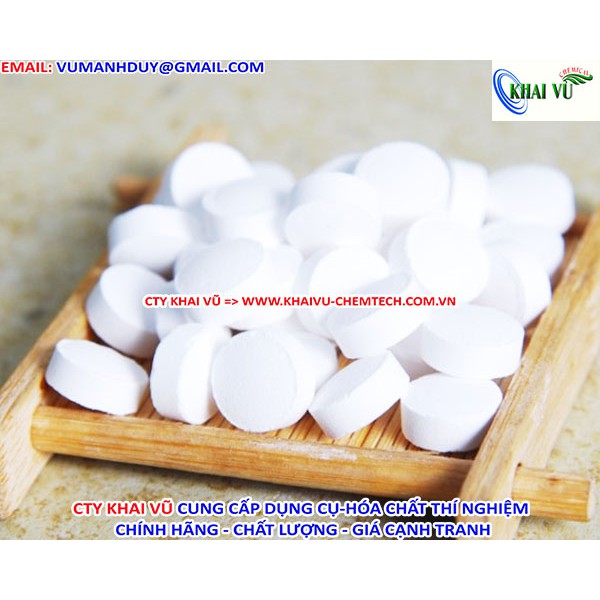 Xô 5kg TCCA VIÊN 200Gram -Clo Viên Dạng Sủi Khử Trùng