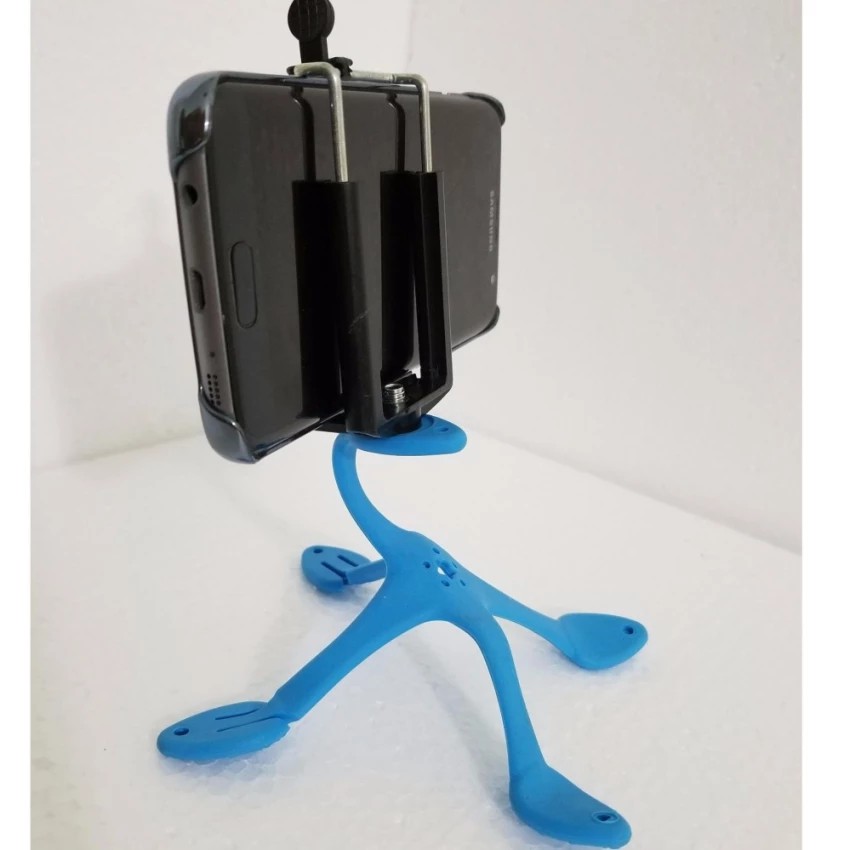 Gậy chụp hình/ Gậy selfie/Giá kẹp điện thoại/Tripod Giữ Điện Thoại - Gecko Tripod - XANH BIỂN