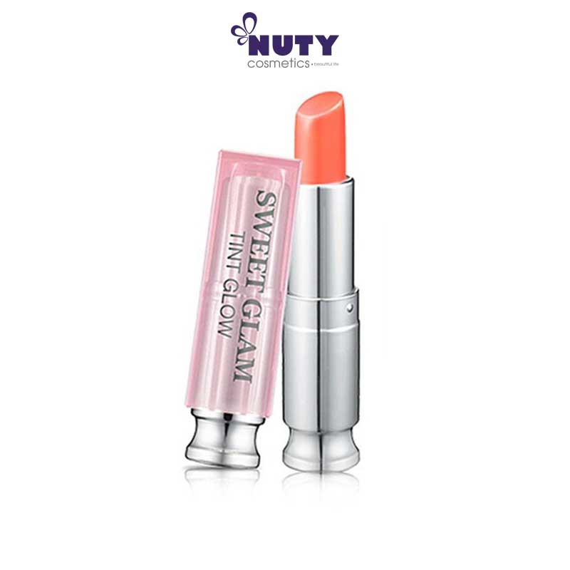 Son Dưỡng Có Màu Secret Key Sweet Glam Tint Glow - Juicy Orange (3.5g)