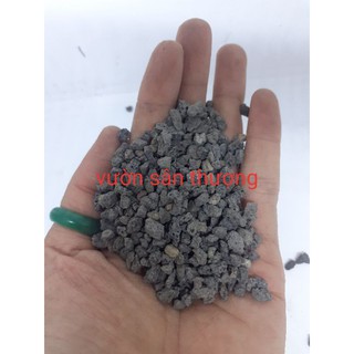 1kg Đá Nham Thạch Lava Đen 3-6mm, Rải Chậu Sen đá Sương Rồng, Trộn Đất, Lọc Nước, Thoát Nước Tốt