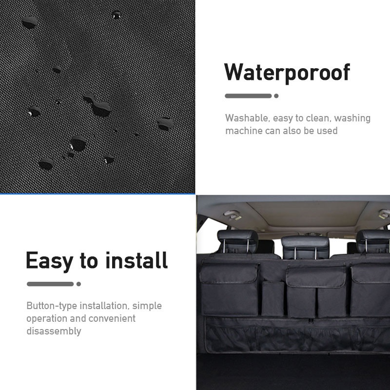 Túi đựng đồ SEAMETAL 10 ngăn sức chứa lớn linh hoạt chống thấm nước đa năng dành cho xe hơi