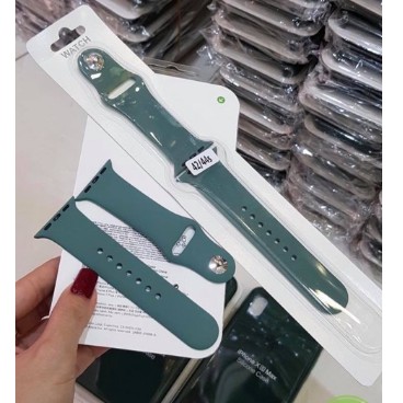 DÂY APPLE WATCH SPORT BANDS CAO CẤP XANH BÓNG ĐÊM XANH RÊU FULL SIZE 1 2 3 4 38mm 40mm 42mm 44mm