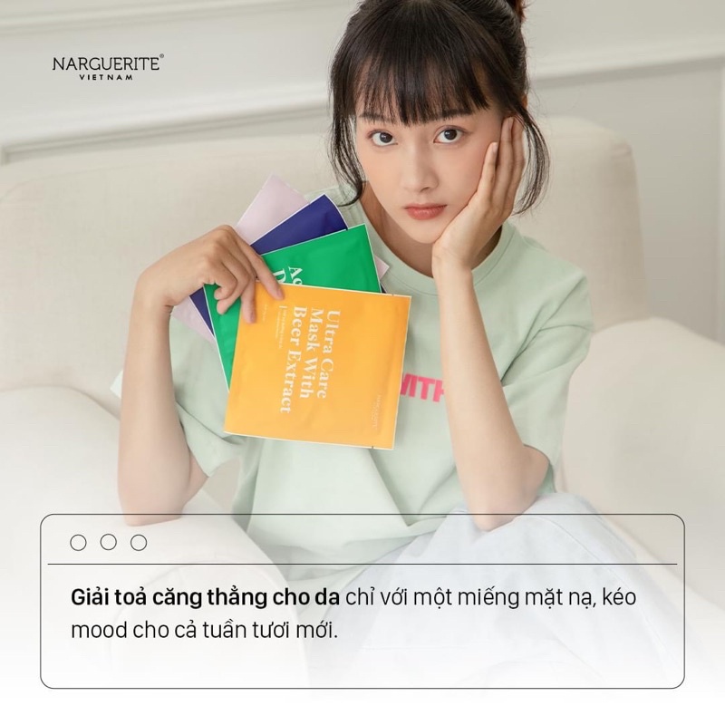 Mặt Nạ Sinh Học Dưỡng Da Bio Cellulose Narguerite 23gr