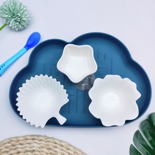 Khay hình mây lúa mạch đựng bát, bánh, trái cây SammBaby