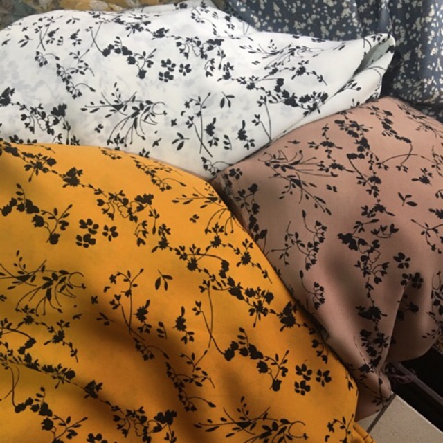 Vải lụa hàn châu may áo dài , váy