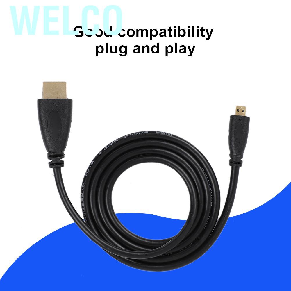 Cáp Chuyển Đổi Welco Micro Sang Hdmi 1440p / 1080p / 1080i / 720p / 480p Cho Raspberry Pi 4b