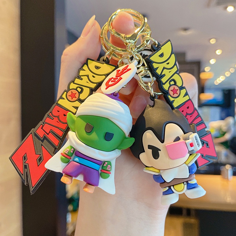 Móc Khóa Hình Dragon Ball Z Son Goku Vegeta Buu Trunks Bick Dễ Thương