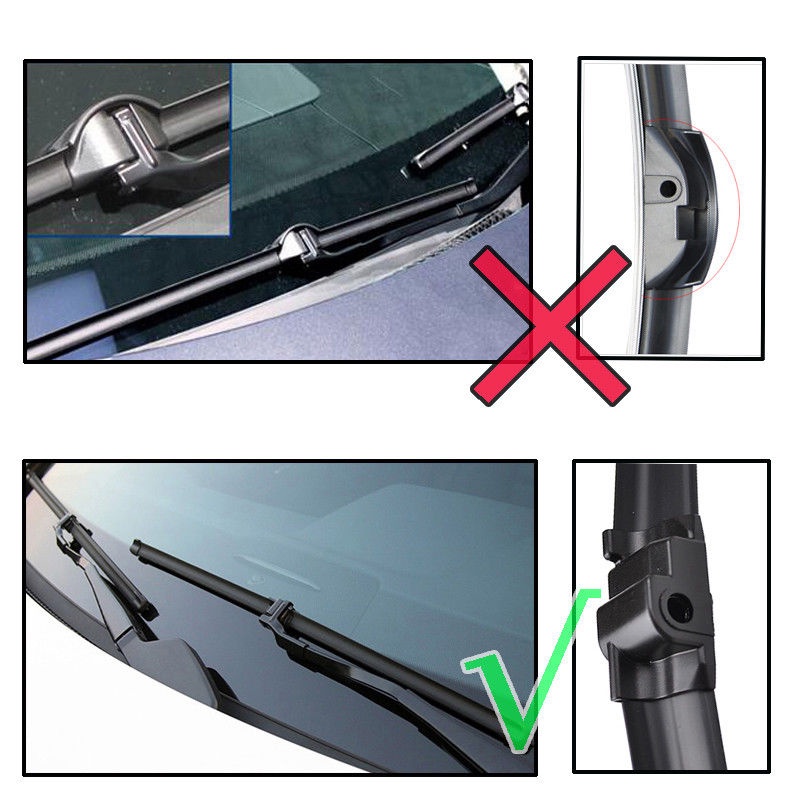 Cần Gạt Nước Kính Chắn Gió Phía Trước Cho Mercedes-Benz C-Class W204 09-12