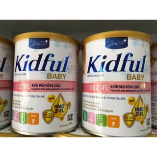 Sữa kidful baby 400gram và 900gram 12/2025