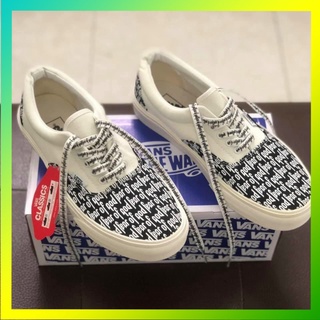 Giày vans chữ 💛FREESHIP💛 Sneaker Nam Nữ Đủ Size /Giầy vans fog trắng chữ đen