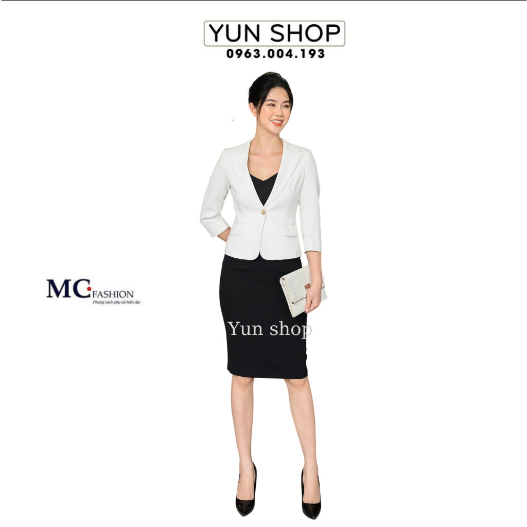 Áo Vest Nữ Thời Trang Màu Trắng Kiểu Dáng Tay Lỡ Đẹp Chuẩn Hãng MC Fashion TAV 392