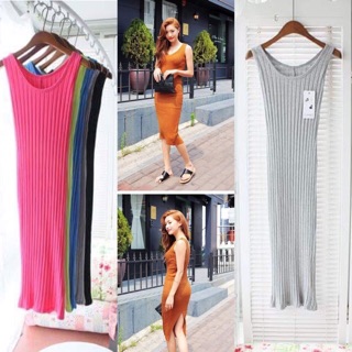 Đầm ôm xẻ tà HÀNG NHẬP - hình thật 100%