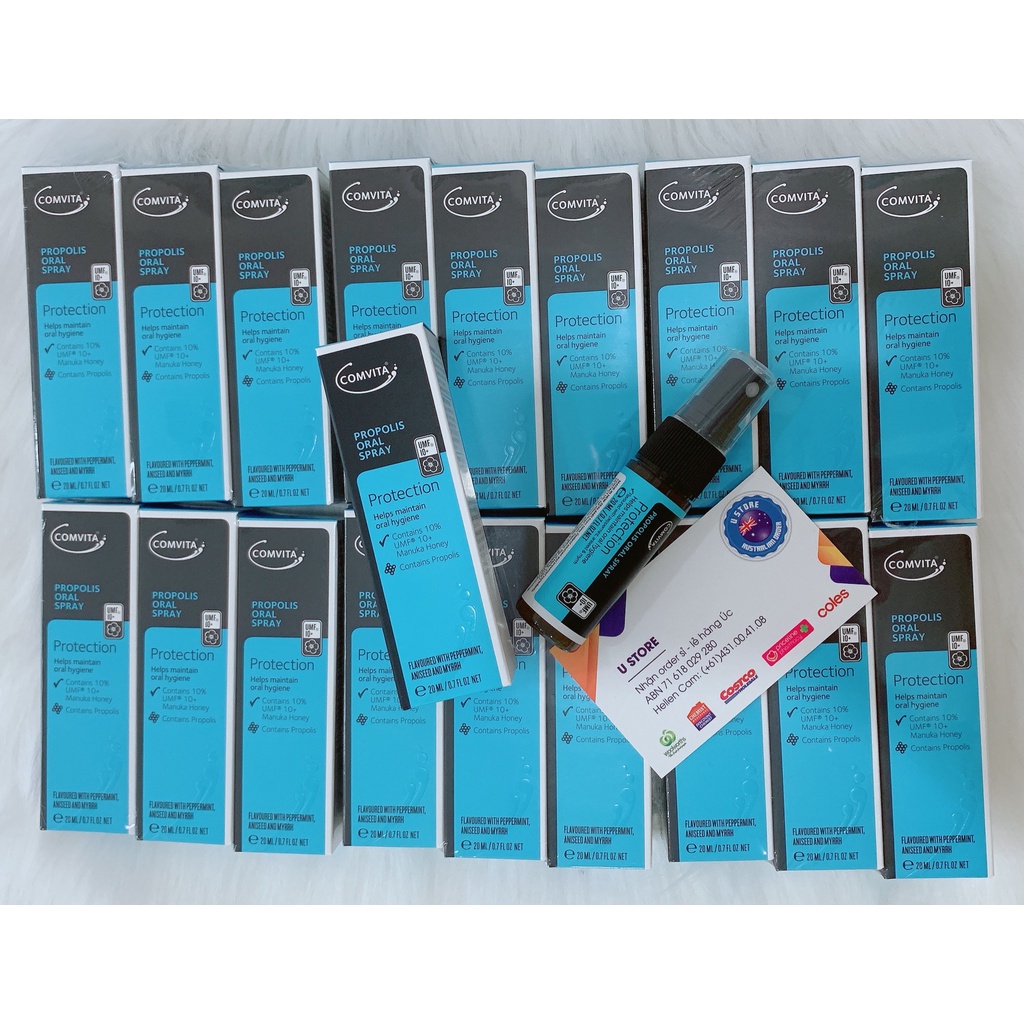 Chai xịt keo ong Comvita Propolis Oral Spray